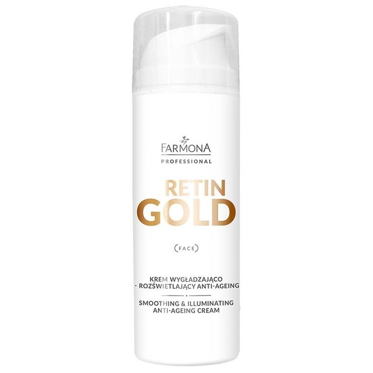 Farmona Professional, Retin Gold, krem wygładzająco-rozświetlający anti age, 150 ml