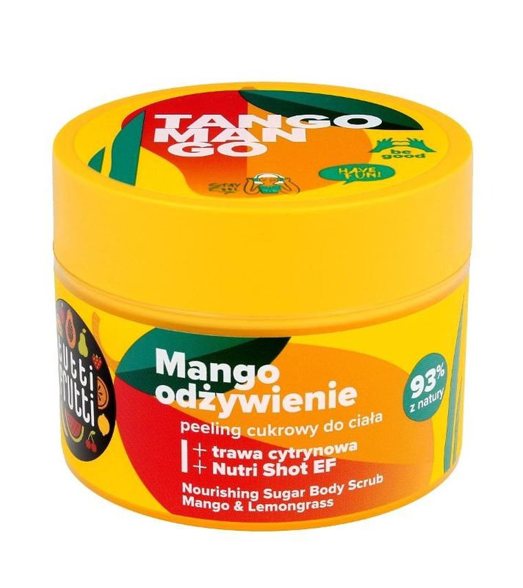 Farmona, Tutti Frutti, peeling cukrowy do ciała, mango odżywienie, mango&trawa cytrynowa, 300g