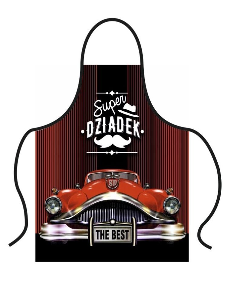 Fartuch, Dzień Dziadka, Super Dziadek, retro, stylowy