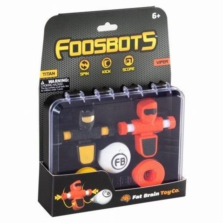 Fat Brain Toy Co, Foosbots, piłkarzyki, zestaw dla dwóch graczy