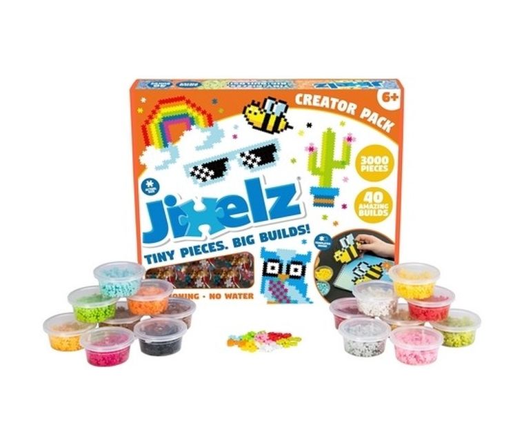 Fat Brain Toy Co, Jixelz, Puzzelki Pixelki, Mega Zestaw Kreatora, puzzle, 3000 elementów