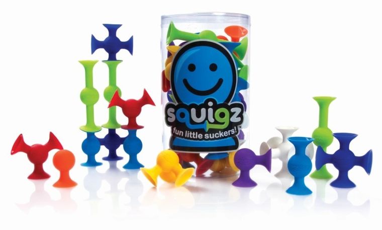 Fat Brain Toy Co. Squigz, przyssawki, zestaw startowy, 24 elementy