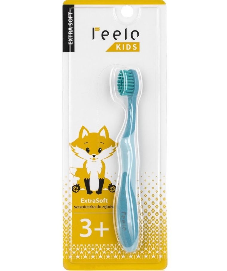 Feelo, szczoteczka do zębów, Kids ExtraSoft 3+, 1 szt.