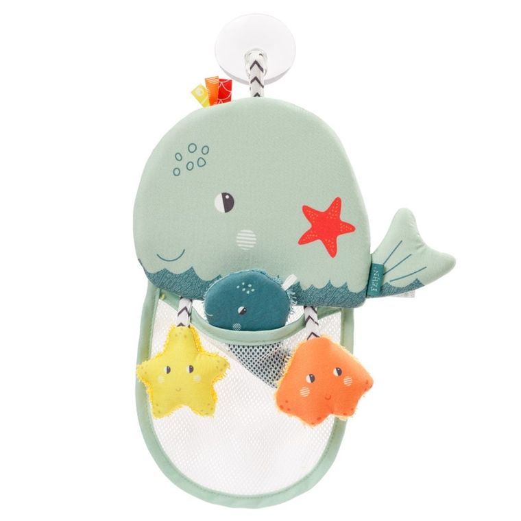 Fehn, Chlap i się baw, organizer z przyssawką na zabawki do kąpieli, wieloryb