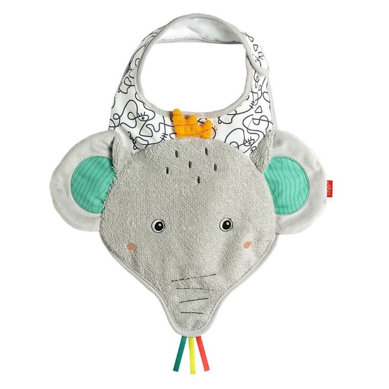 Fehn, DoBabyDoo, śliniak na rzep, słoń