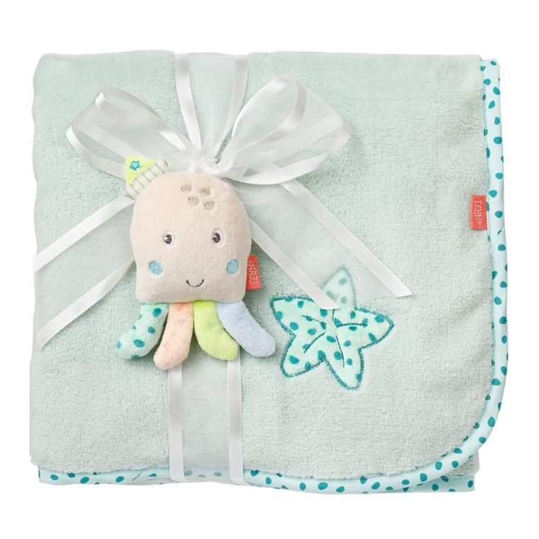 Fehn, Morze, kocyk z maskotką, ośmiornica