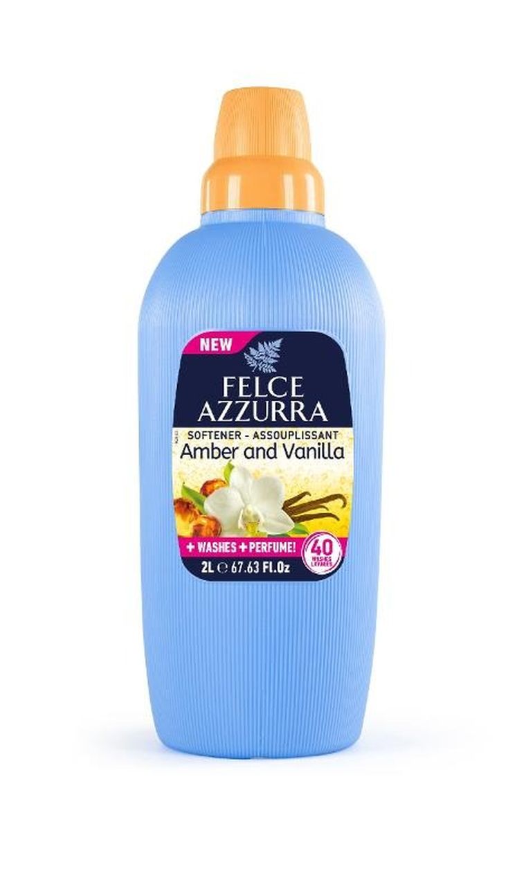 Felce Azurre, koncentrat do płukania tkanin, amber & vanilia, 2l