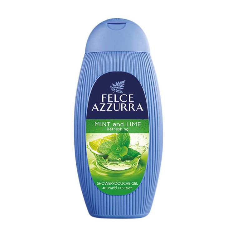 Felce Azzurra, Shower Gel, żel pod prysznic, Mint & Lime, 400 ml