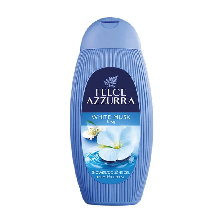 Felce Azzurra, Shower Gel, żel pod prysznic, White Musk, 400 ml