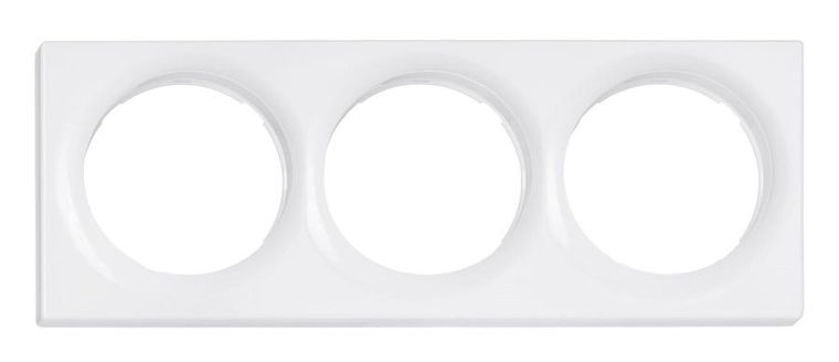 Fibaro, potrójna ramka ozdobna, biała