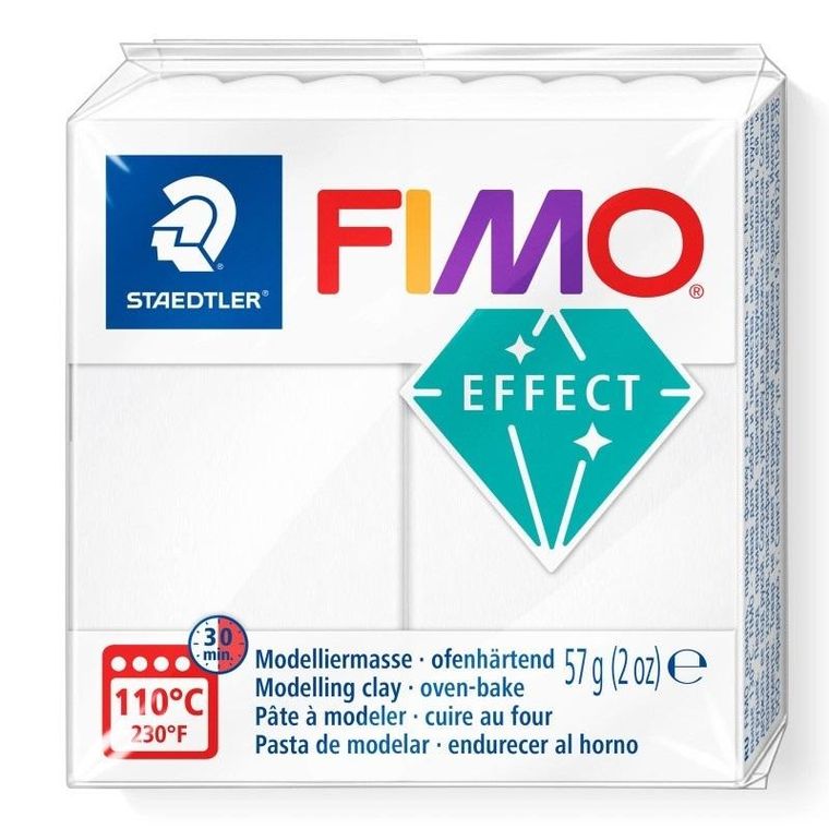 Fimo Effect, masa termoutwardzalna, biały, 57g