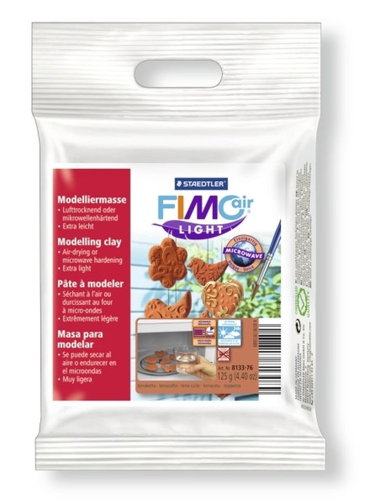 Fimo, masa plastyczna, Air light, terracotta, 125g