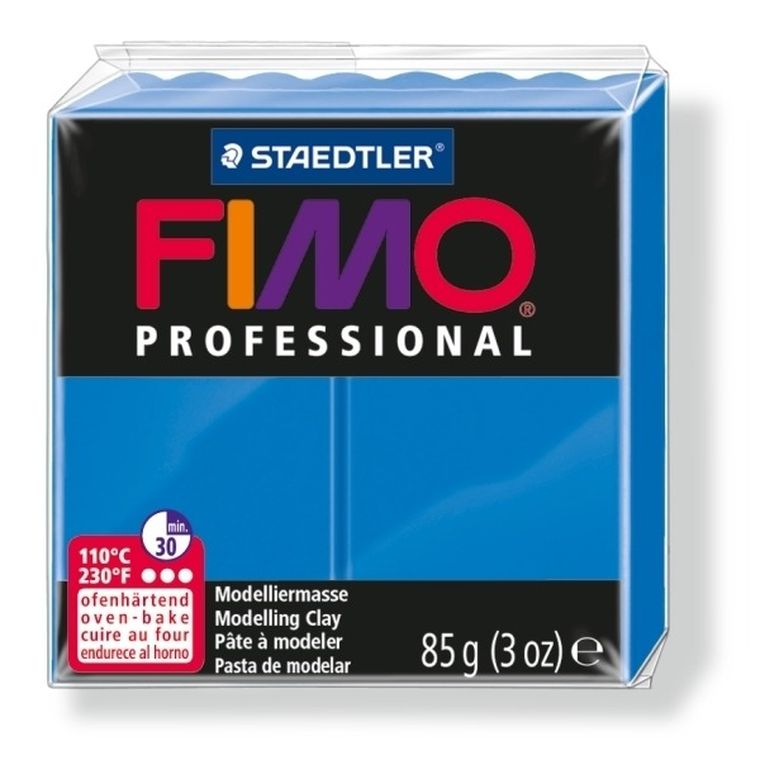 Fimo, masa plastyczna termoutwardzalna, Professional, niebieski, 85g