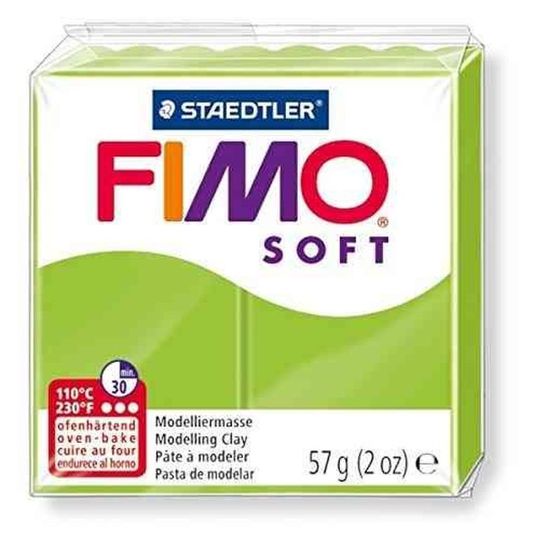 Fimo, masa termoutwardzalna, kostka soft, seledynowy, 57g