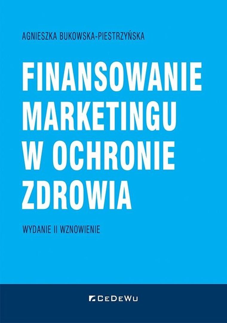 Finansowanie marketingu w ochronie zdrowia