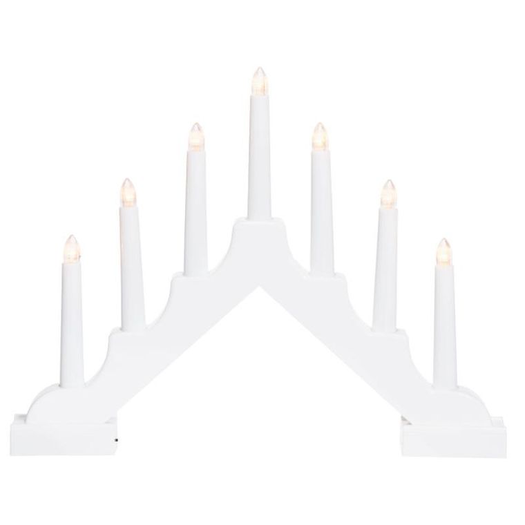 Finnlumor, świecznik adwentowy LED, 7 lampek, 29 cm