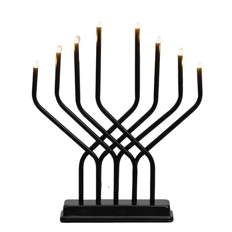 Finnlumor, świecznik adwentowy LED, 8 lampek, 32-27 cm