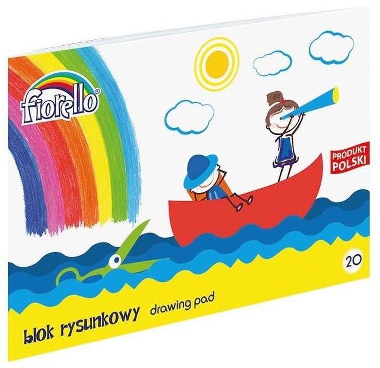 Fiorello, blok rysunkowy A4, 20 kartek