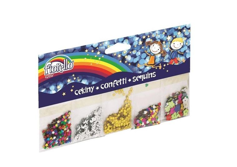 Fiorello, confetti, cekiny