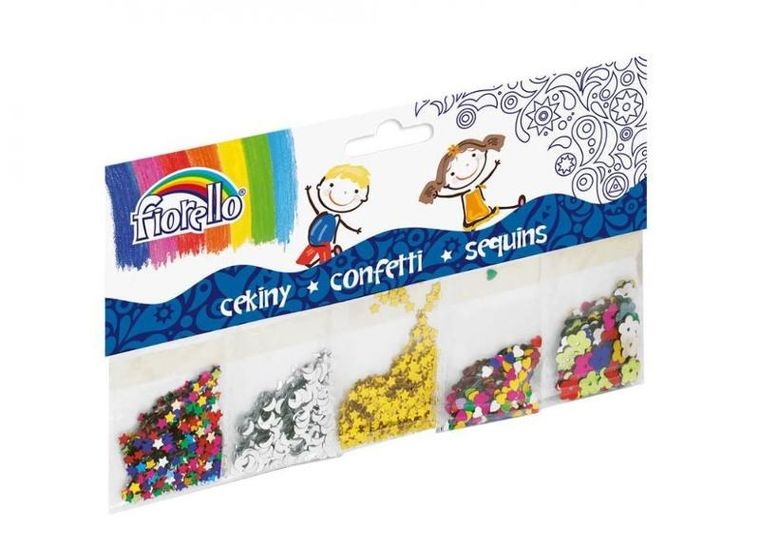 Fiorello, Confetti, cekiny, gwiazdy, 5 wzorów