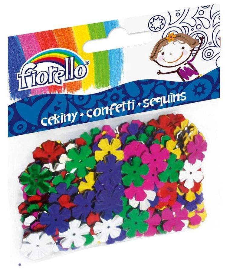 Fiorello, Confetti, cekiny, kwiatek