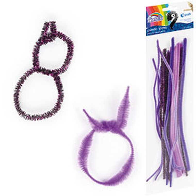 Fiorello, druciki kreatywne, fioletowe, 20 szt.