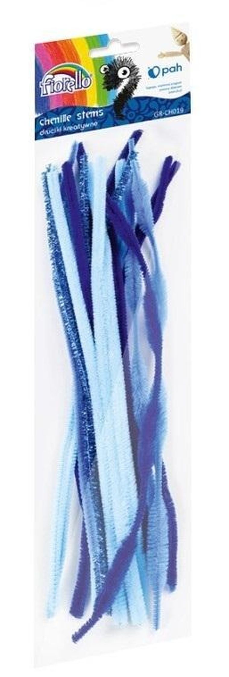Fiorello, druciki kreatywne, niebieskie, 20 szt.