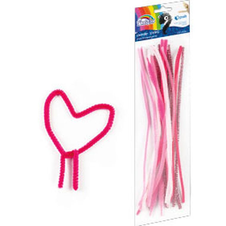 Fiorello, druciki kreatywne, różowe, 20 szt.