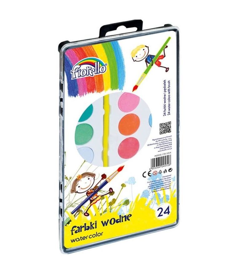 Fiorello, farby wodne, 24 kolory