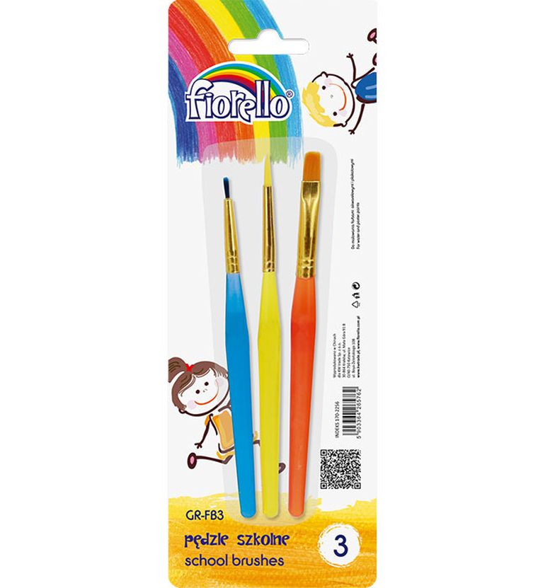 Fiorello, pędzle, 3 szt.