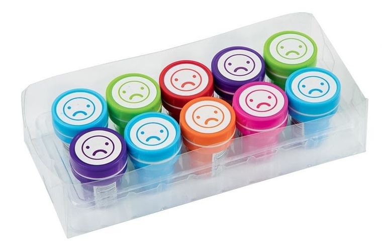 Fiorello, pieczątki buźka, smutne