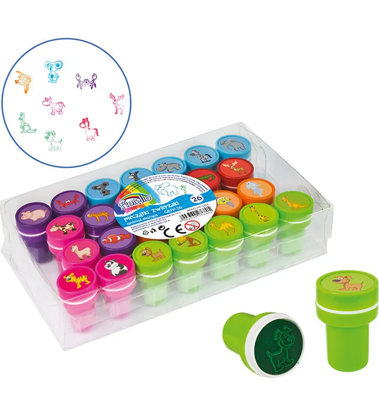 Fiorello, pieczątki, zwierzaki