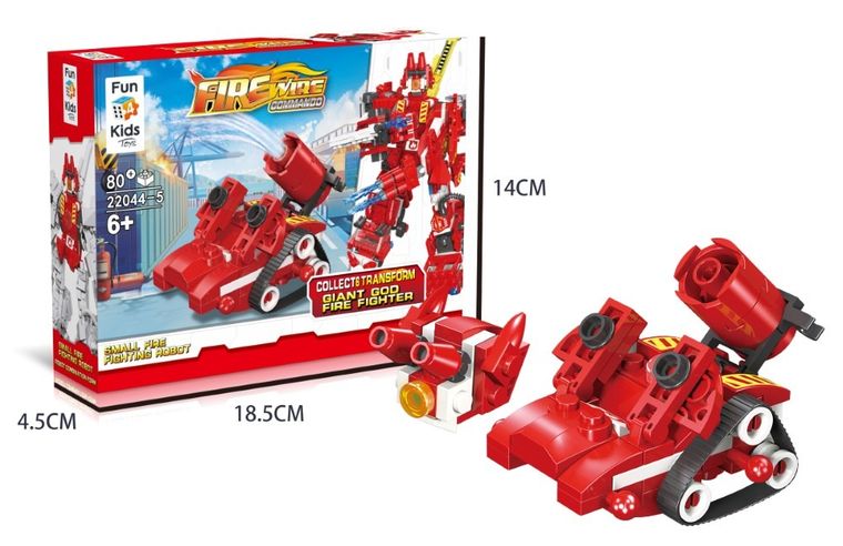 Fire Wire, klocki, robot przeciwpożarowy