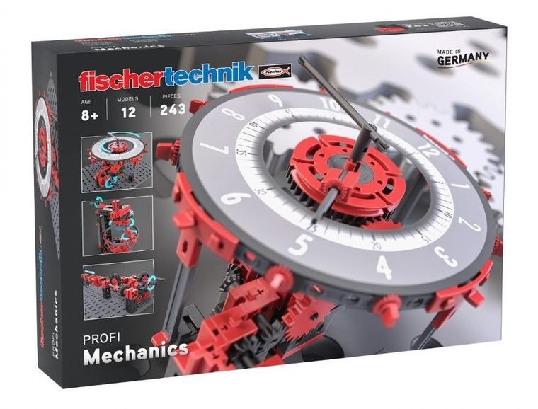 Fischertechnik, Mechanika, klocki konstrukcyjne, 243 elementy