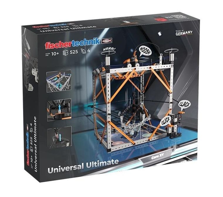 Fischertechnik, Universal Ultimate, klocki konstrukcyjne, 525 elementów