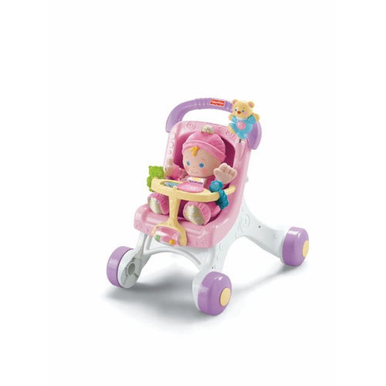 Fisher-Price, chodzik z dźwiękiem, wózek dla lalek