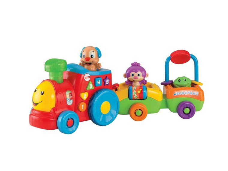 Fisher-Price, Edukacyjny pociąg Szczeniaczka Uczniaczka, zabawka interaktywna
