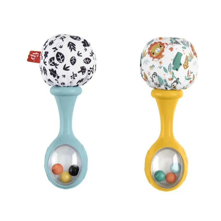 Fisher-Price, Grzechoczące marakasy, sensoryczna zabawka niemowlęca
