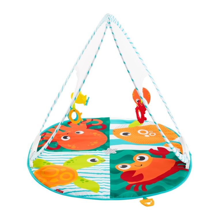 Fisher-Price, mata edukacyjna Fold & Go, zabawka niemowlęca