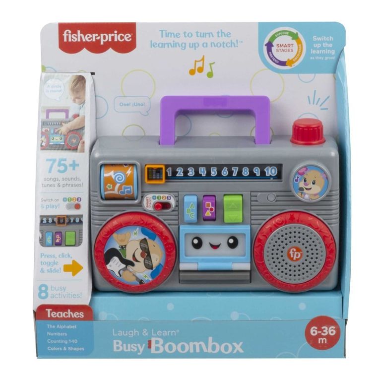 Fisher-Price, Retro Radiomagnetofon Szczeniaczka, interaktywna zabawka niemowlęca