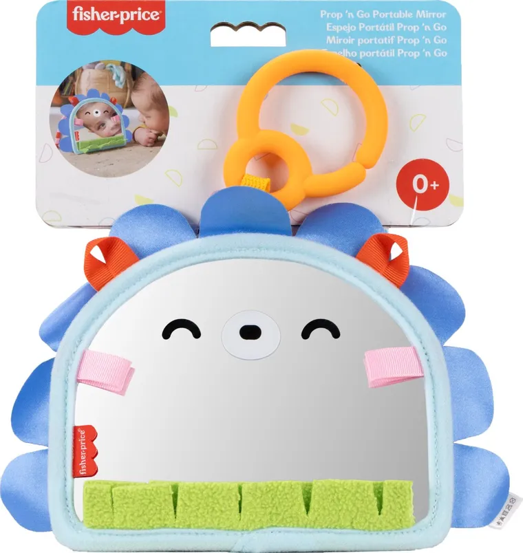 Fisher-price, Rozkładane Lustereczko, zawieszka, zabawka niemowlęca
