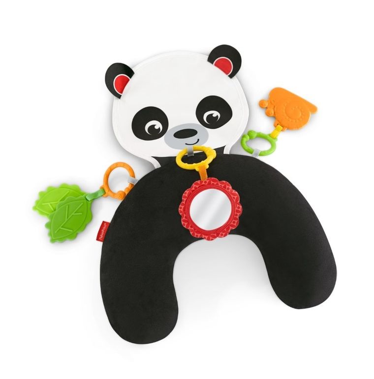 Fisher-Price, Sensoryczna poduszka Panda, zabawka niemowlęca
