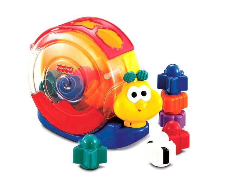 Fisher-Price, Ślimak smakosz klocków, zabawka edukacyjna