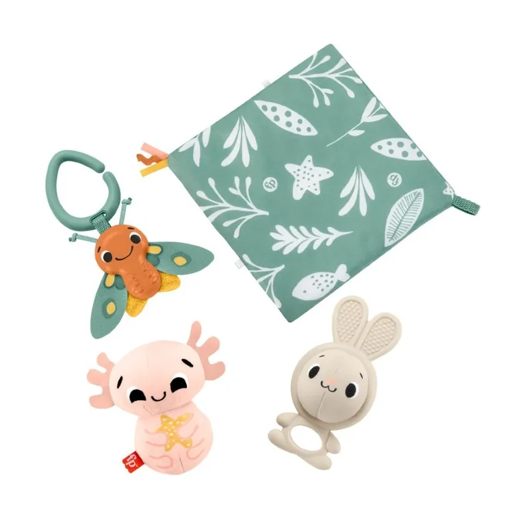 Fisher-Price, Świat zmysłów, zestaw prezentowy dla noworodka, niemowlaka