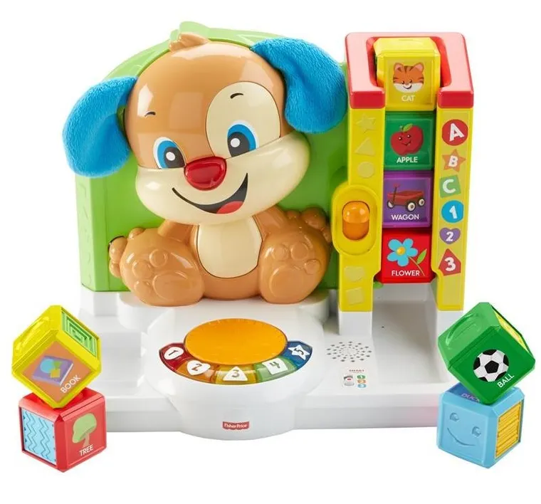 Fisher-Price, Ucz się i śmiej! Edukacyjna stacja Szczeniaczka - pierwsze słówka, zabawka interaktywna