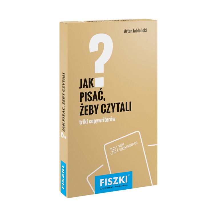 Fiszki. Jak pisać żeby czytali?