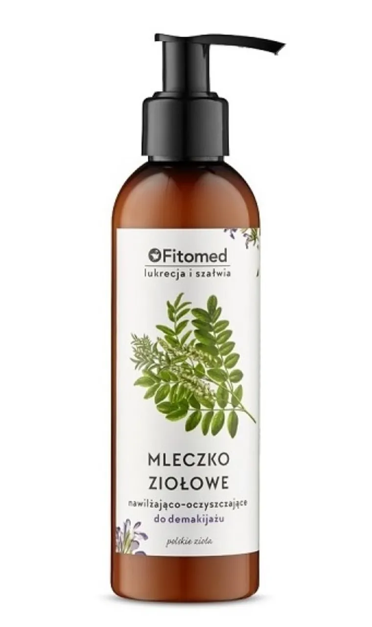 Fitomed, mleczko ziołowe, nawilżająco-oczyszczające do demakijażu, 200 ml