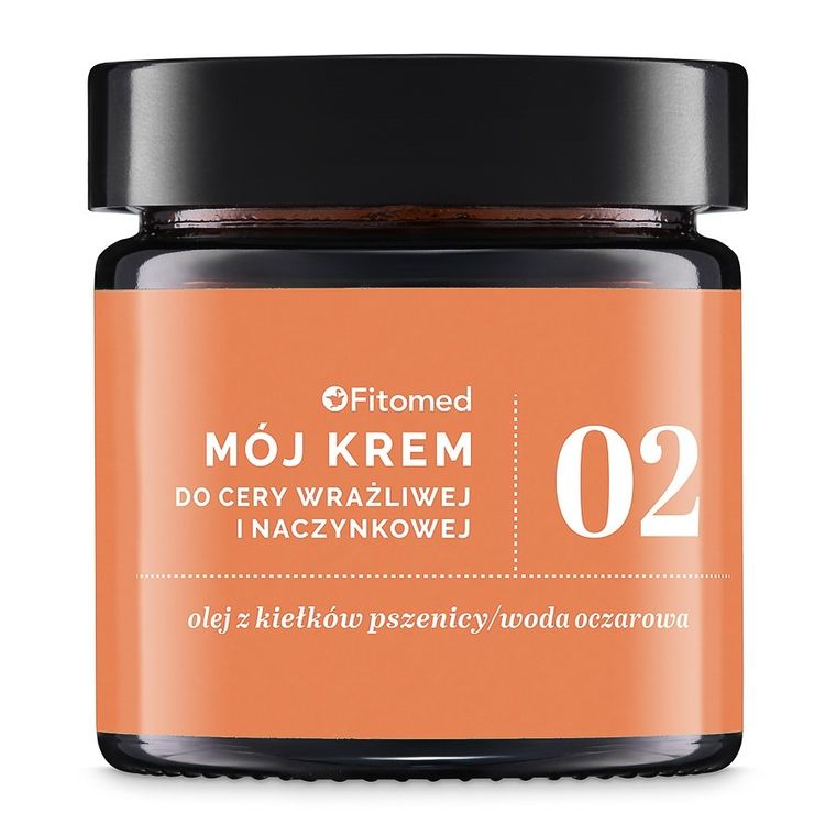 Fitomed, Mój krem, No.2, do cery wrażliwej i naczynkowej, 55g