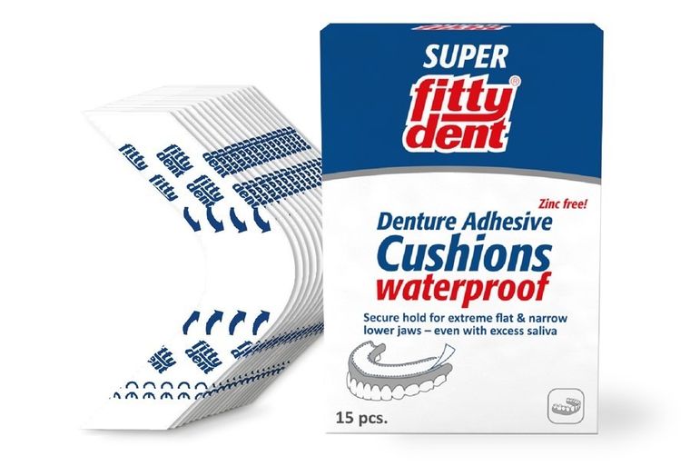 Fittydent, przekładki mocujące dolną protezę, 15 szt.
