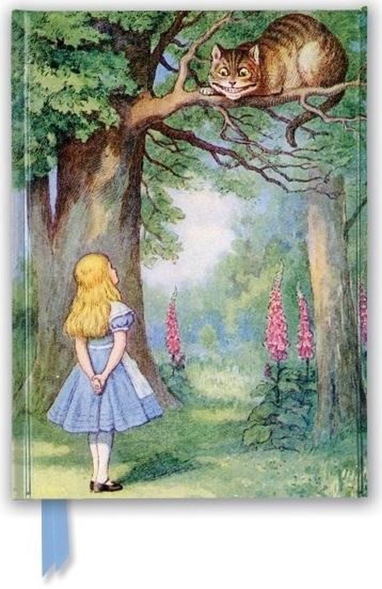 Flame Tree, Alicja w Krainie Czarów i Kot, notatnik A5, linia, 1 szt.